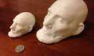 美国总统林肯白色雕像 3D打印图片