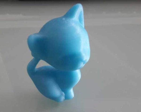 孤独的小猫 3D打印实物照片