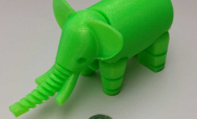 大象 3D打印实物照片