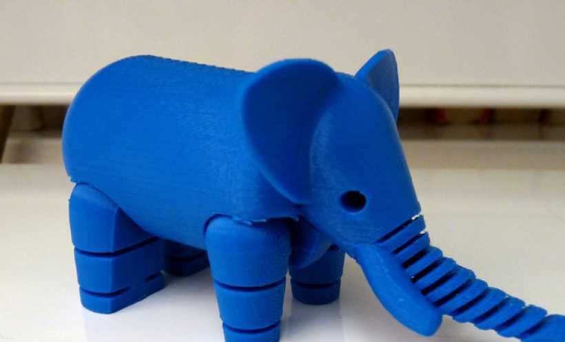大象 3D打印实物照片