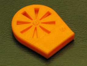 橙色口哨模型