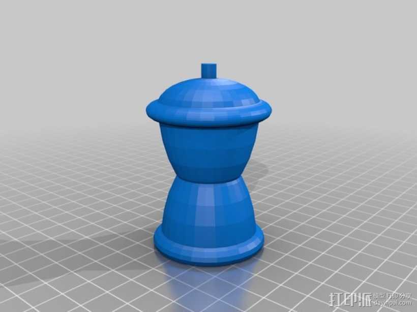象棋棋子模型 3D打印模型渲染图