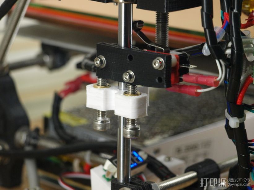 打印机Z轴为调节器模型 3D打印模型渲染图