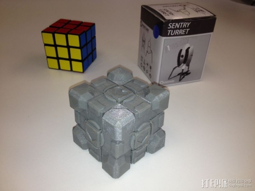 Rubik魔方 3D打印模型渲染图