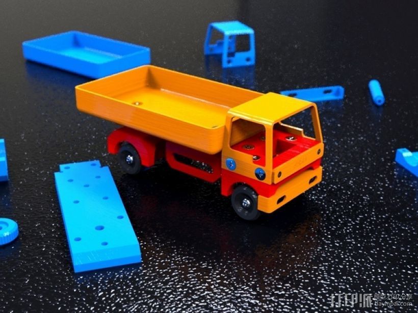 卡车V1 3D打印模型渲染图