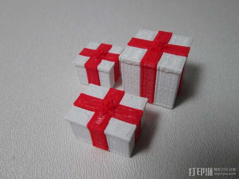 礼物盒 3D打印模型渲染图