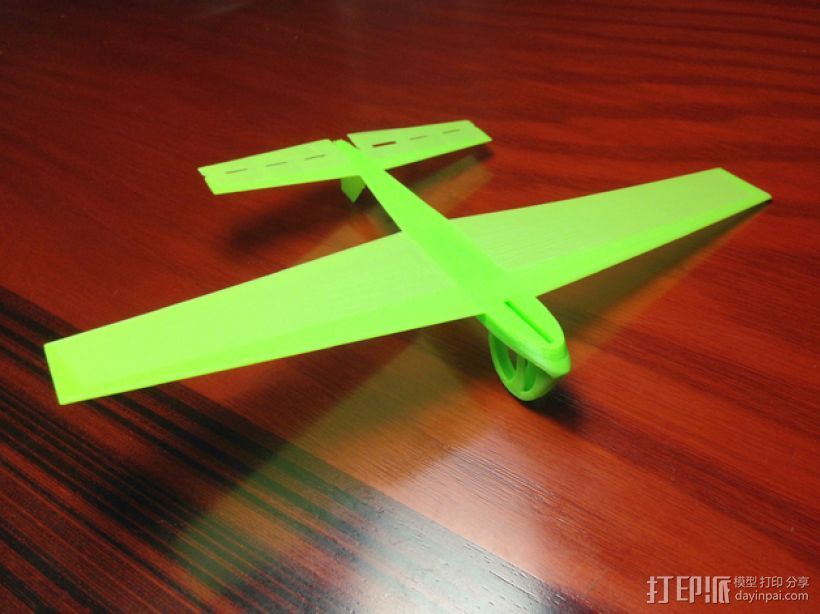 飞机飞行器 3D打印模型渲染图