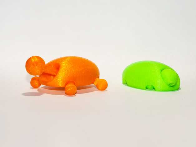 小乌龟 3D打印模型渲染图
