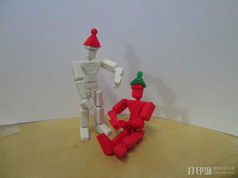 MakerBot玩偶 3D打印模型渲染图