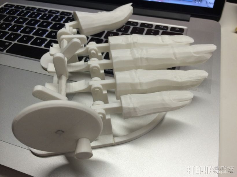 机械手 3D打印模型渲染图