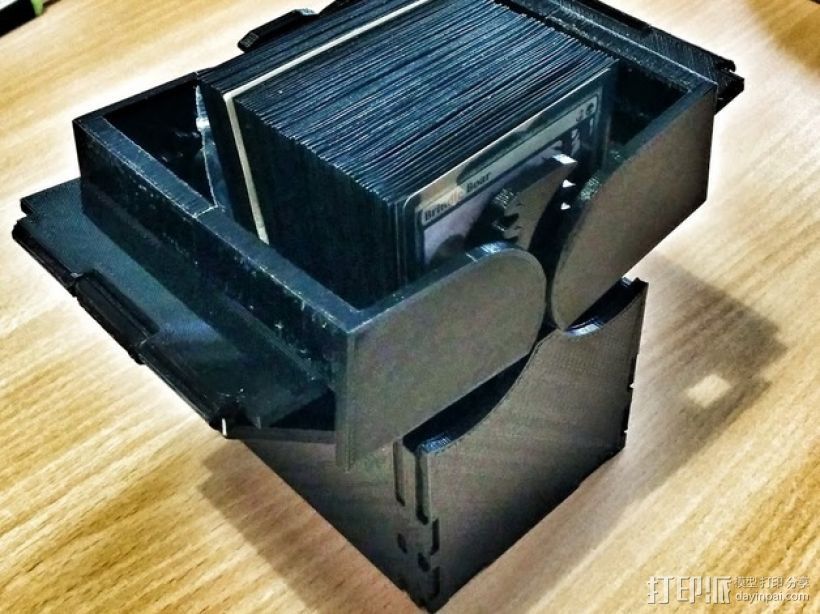 CCG卡盒 3D打印模型渲染图