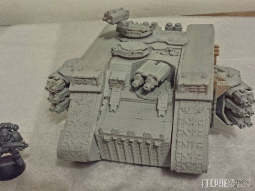 游戏坦克 3D打印模型渲染图