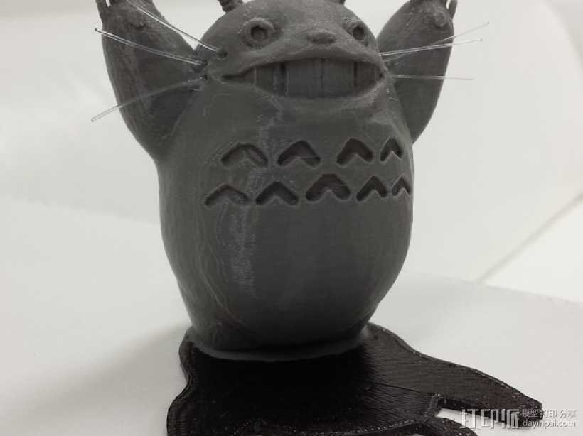 龙猫 3D打印模型渲染图