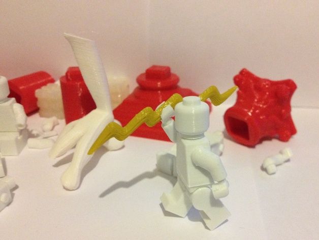 Replicator2 人形玩偶 3D打印模型渲染图