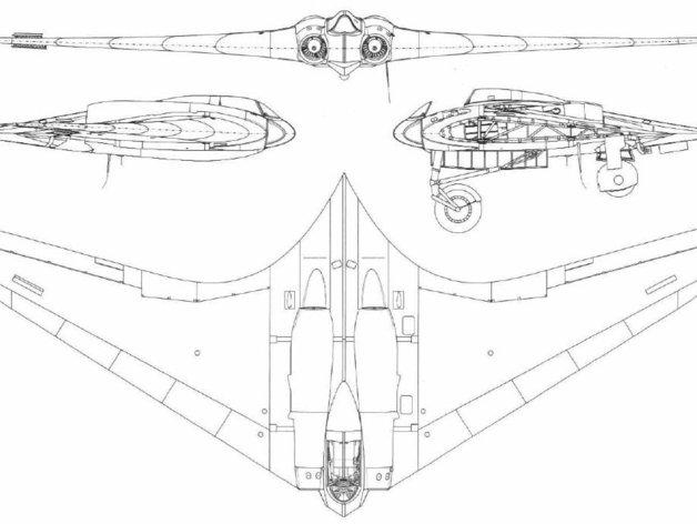 二战隐形战机Horten 229