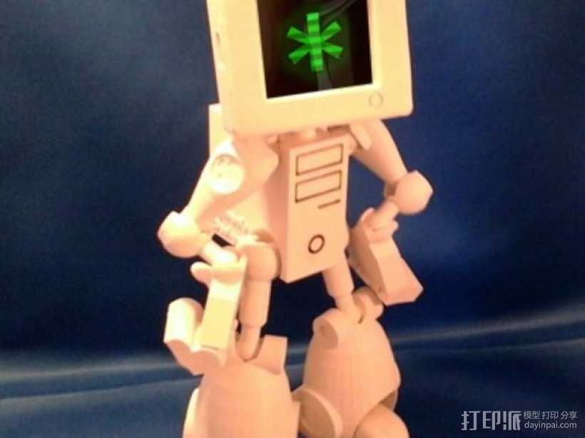 会跳舞的机器人模型 3D打印模型渲染图