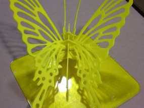 3D打印蝴蝶拼图 - 改良版