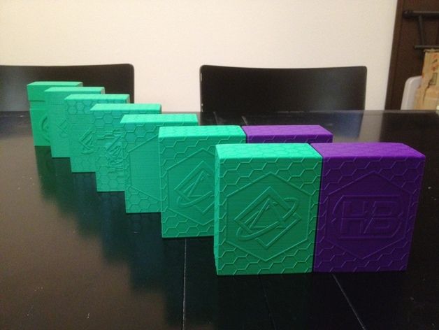 双色Netrunner收纳箱 3D打印模型渲染图
