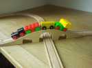 方块拼成的玩具火车