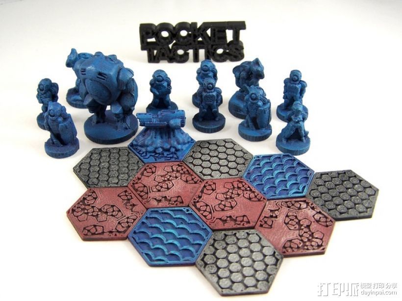 Pocket-Tactics：帝国反击部队 3D打印模型渲染图