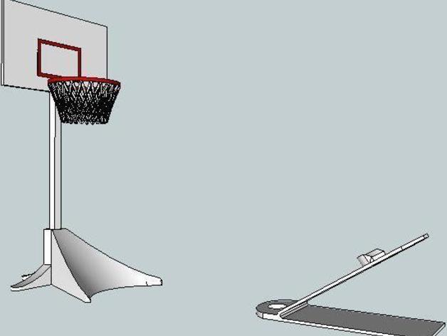 迷你桌面式篮球模型
