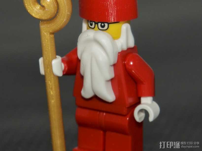 乐高玩具圣诞老人 3D打印模型渲染图