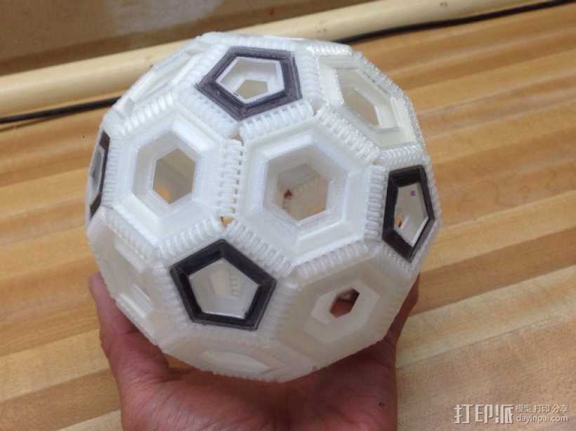 联锁足球套件 3D打印模型渲染图