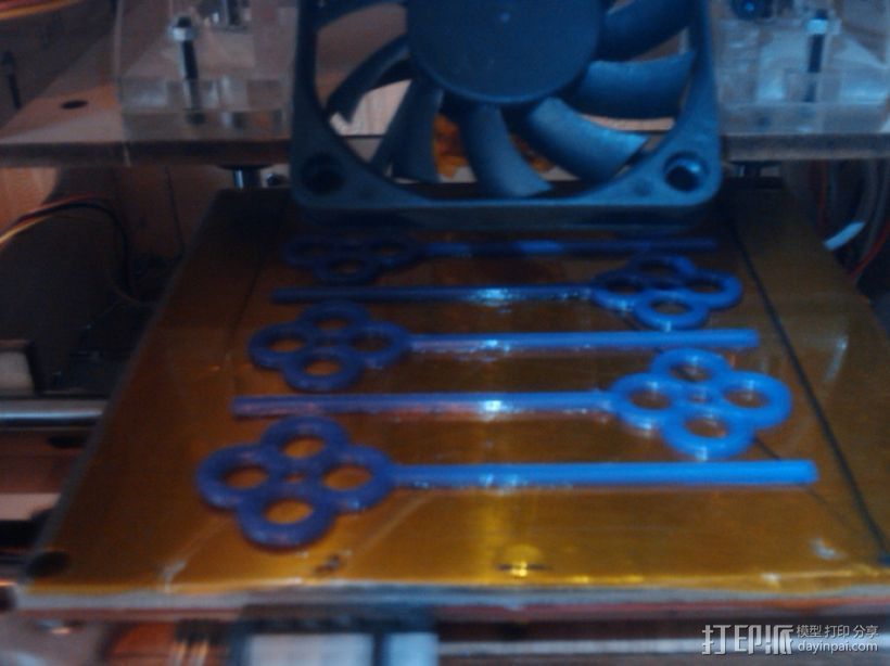 花形吹泡泡小工具 3D打印模型渲染图