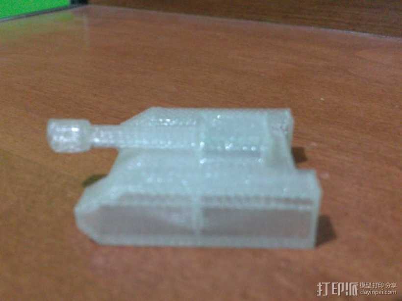 迷你坦克模型 3D打印模型渲染图