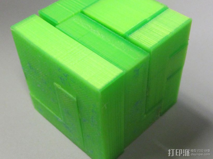 立方体拼图模型 3D打印模型渲染图