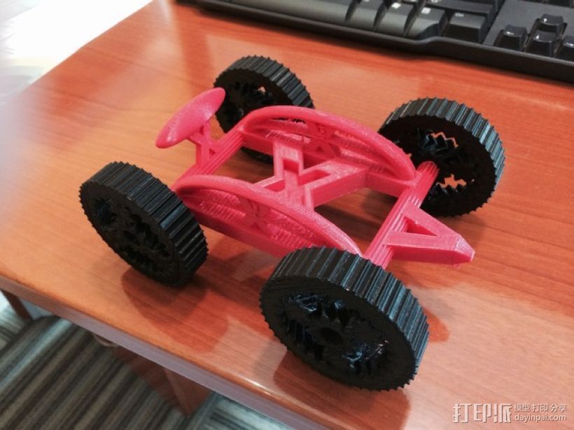艾瑞欧原子玩具赛车 3D打印模型渲染图