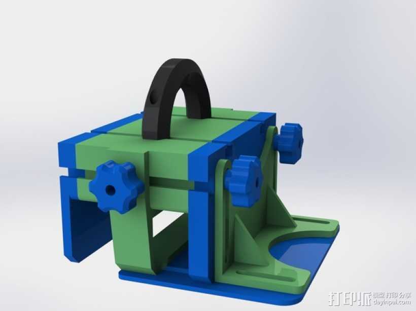 滚动台锯推进器 3D打印模型渲染图