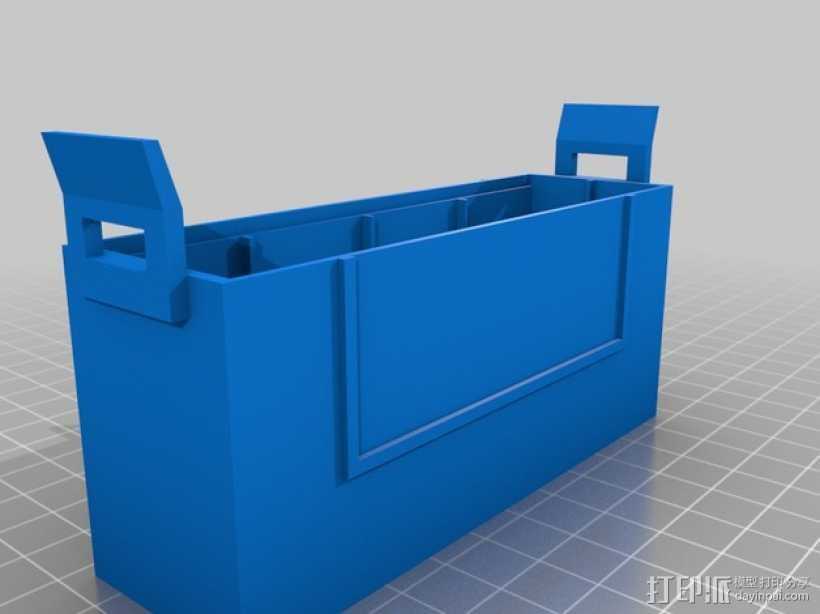 硬盘盒 3D打印模型渲染图