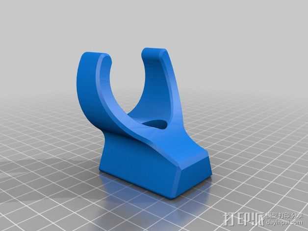 手电筒固定架 3D打印模型渲染图