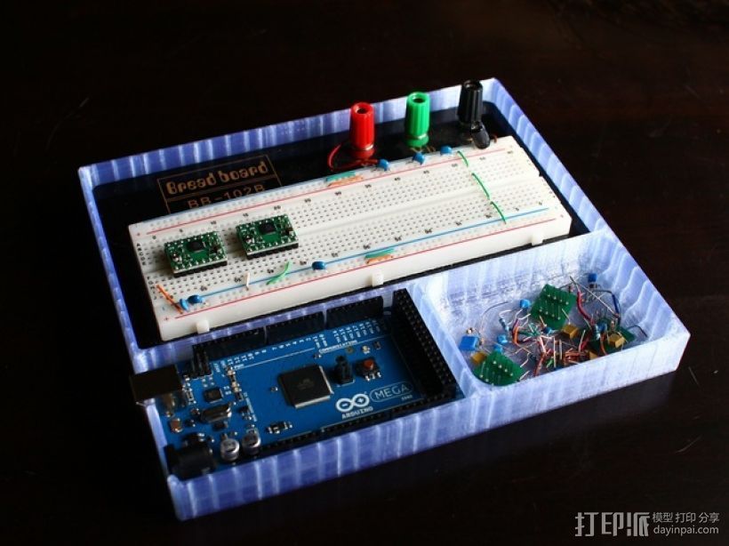 Arduino主板托盘 3D打印模型渲染图