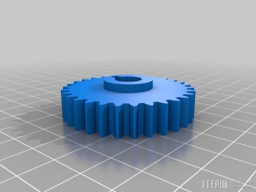 齿轮 3D打印模型渲染图