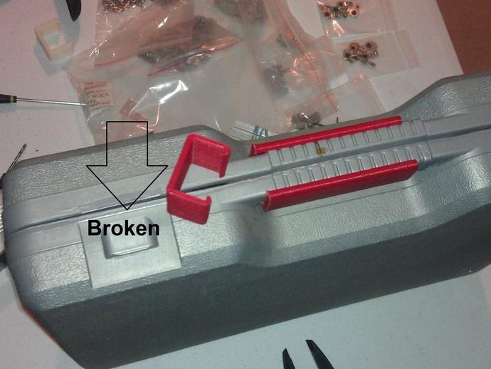 电动工具盒 固定夹