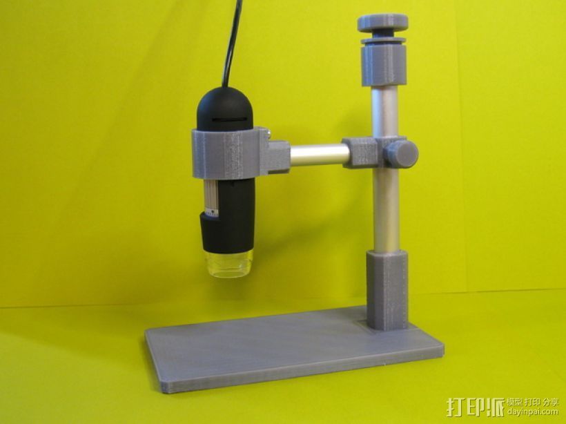 USB显微镜座 3D打印模型渲染图