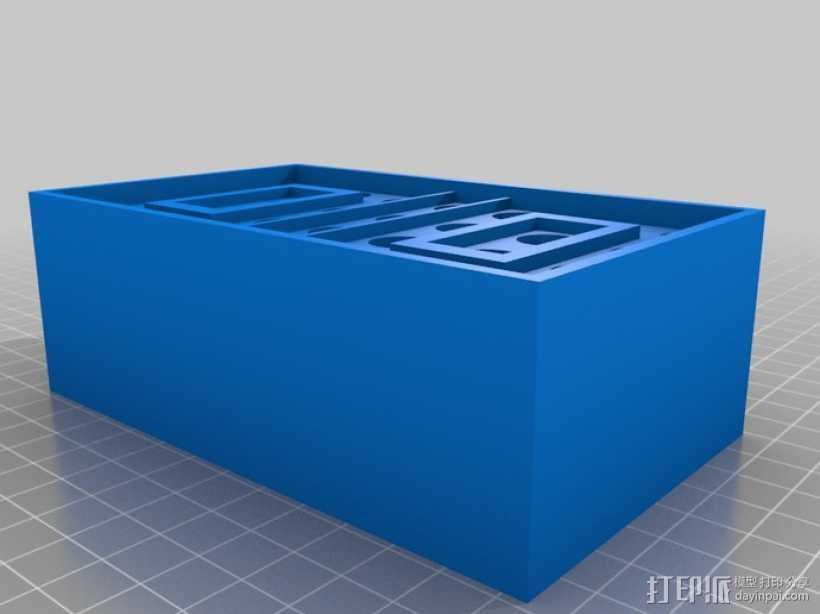 弹药箱  3D打印模型渲染图