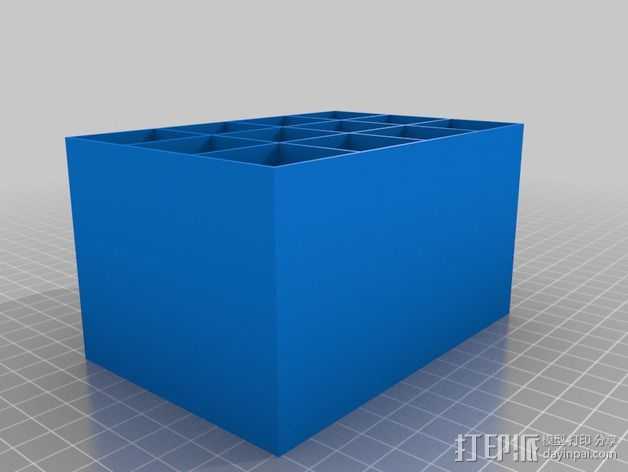 定制化迷你储物柜 3D打印模型渲染图