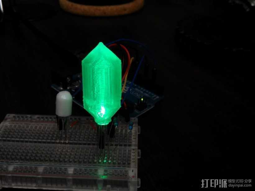 LED灯 灯罩 3D打印模型渲染图