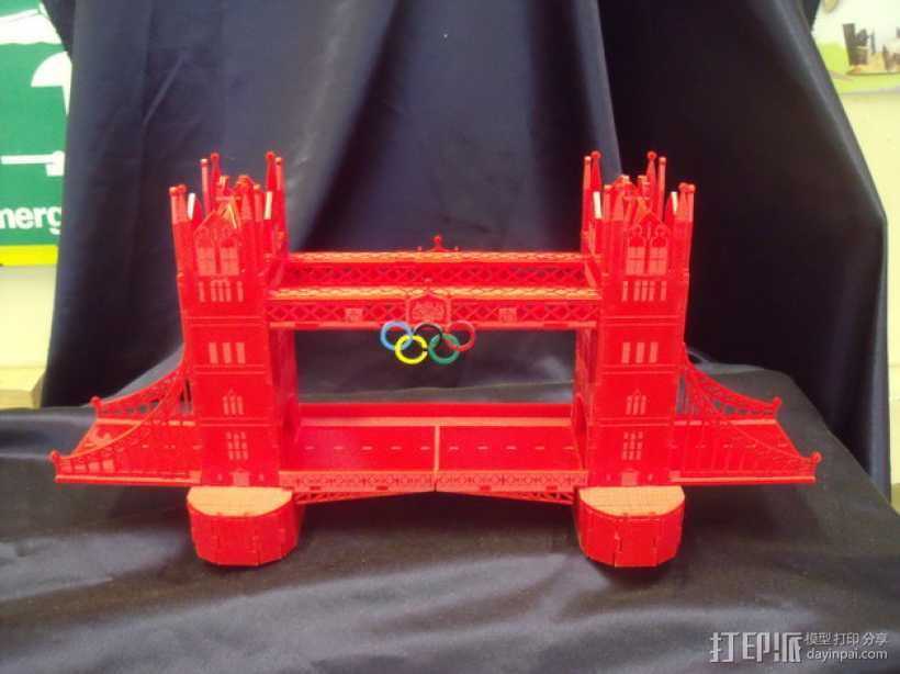 伦敦塔桥 3D打印模型渲染图