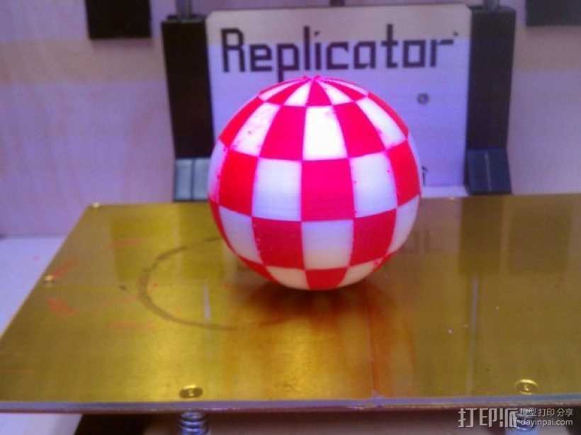 Amiga小球 3D打印模型渲染图