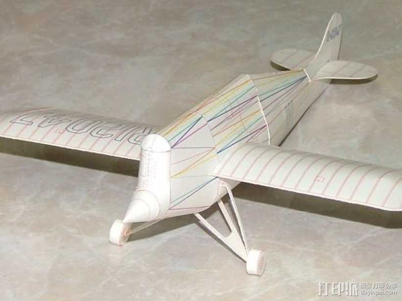 奥什科什飞机 3D打印模型渲染图