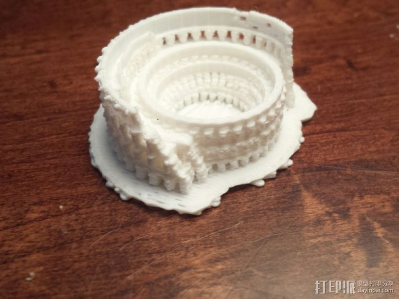 古罗马竞技场  3D打印模型渲染图