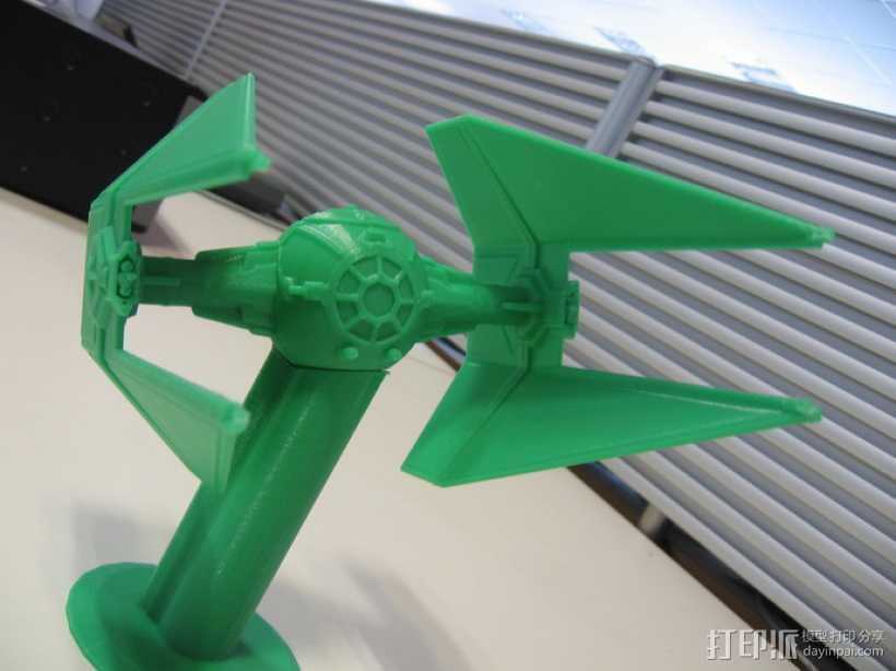《星球大战》钛截击机 3D打印模型渲染图