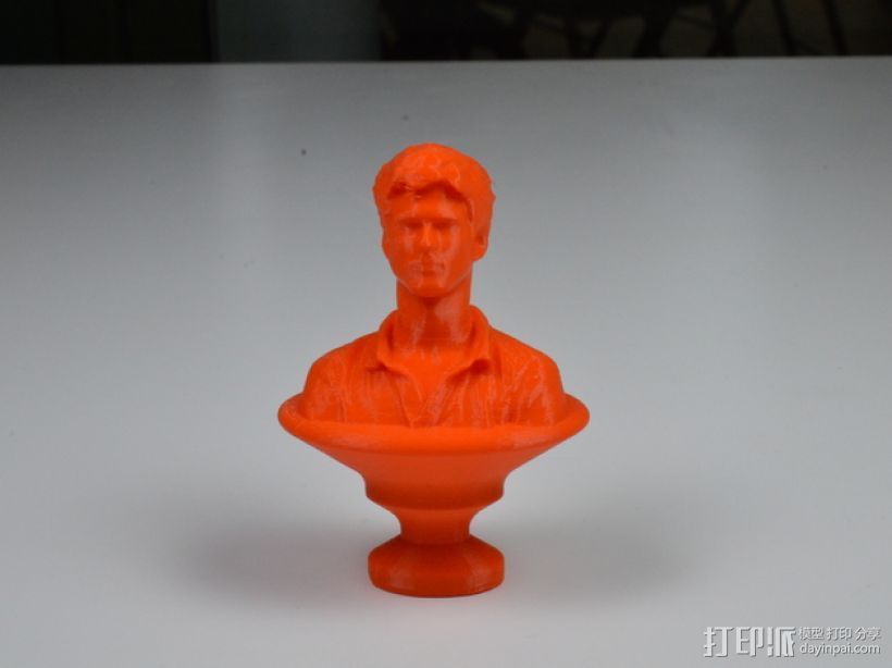 人像雕塑纪念品 3D打印模型渲染图