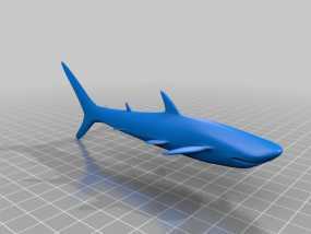 3D打印鲨鱼模型