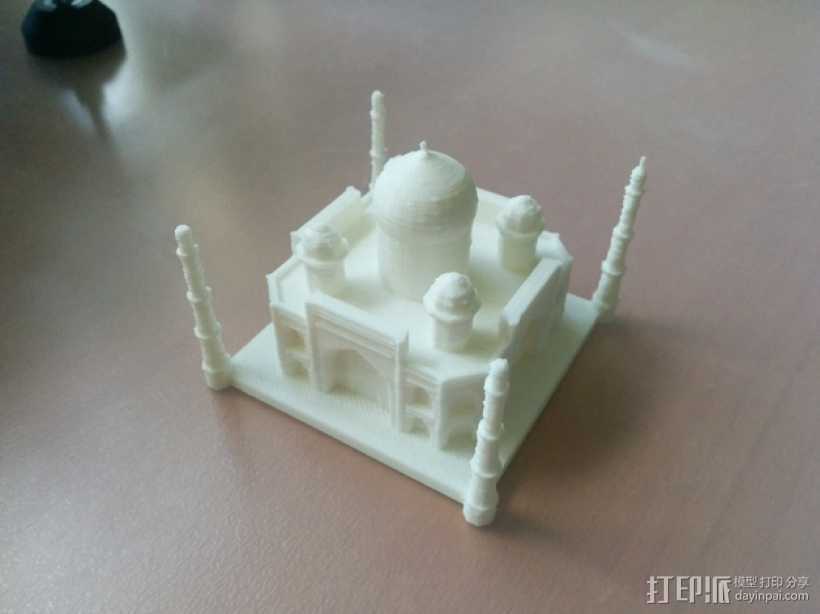 泰姬陵 3D打印模型渲染图
