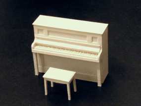 钢琴和凳子